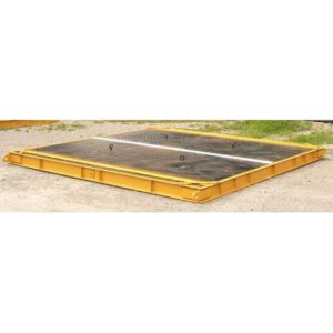 USED 15' long x 11' wide portable axle scale 30 ton capacity